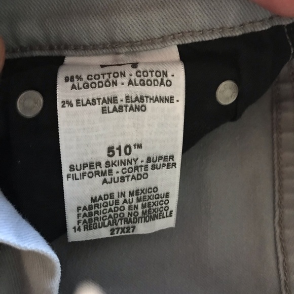 🔴Levi’s 510 Grey Jeans - Picture 2 of 6